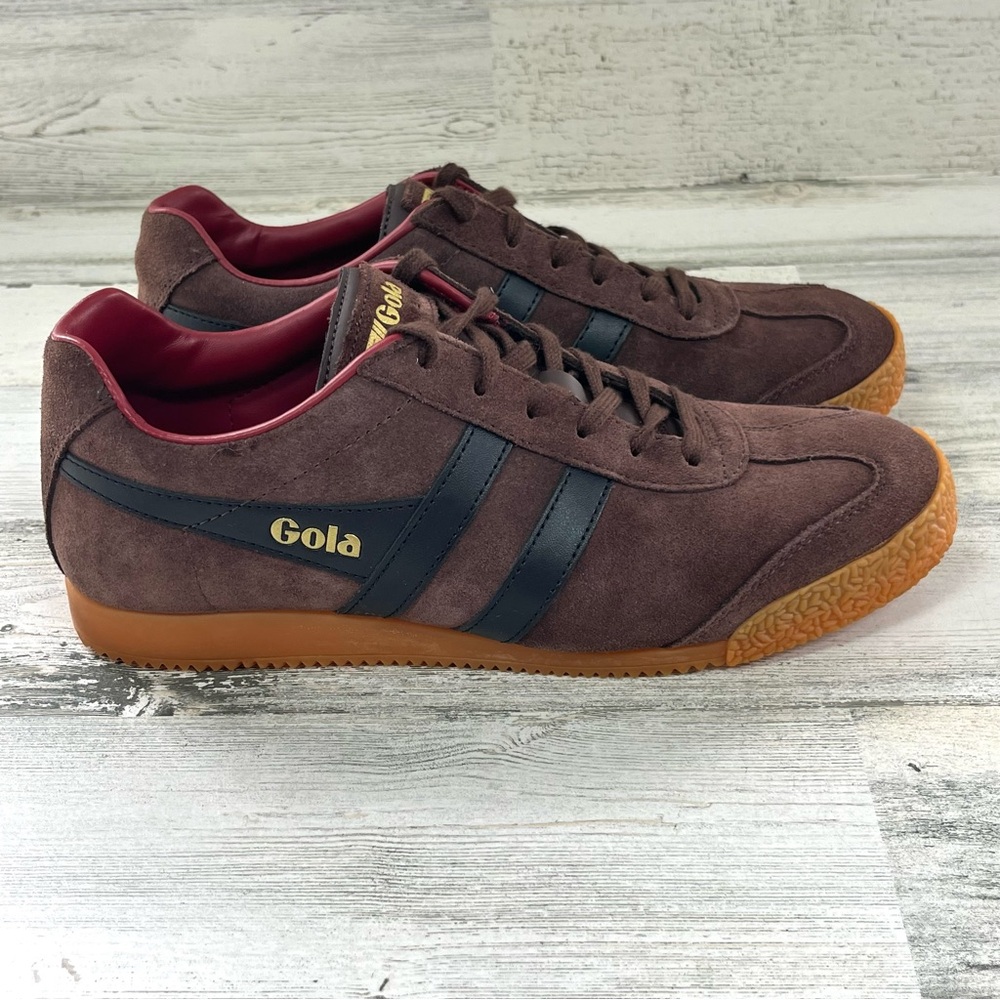 Gola Harrier Low Top Lace Up Sneakers Womens Size 9.5 Men’s Size 8 - In Brown